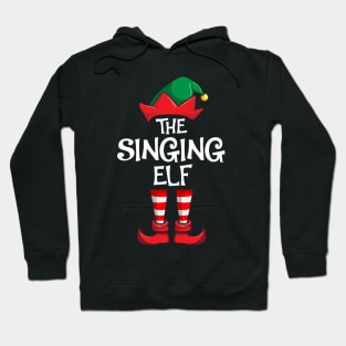 Singing Elf Matching Family Christmas Singer Hoodie